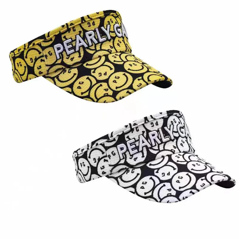 Cappello da golf unisex PG Colori giallo o nero Pearly Gates Sport all'aria aperta Sunsn Shade Sport Cappello da golf 2206064124212