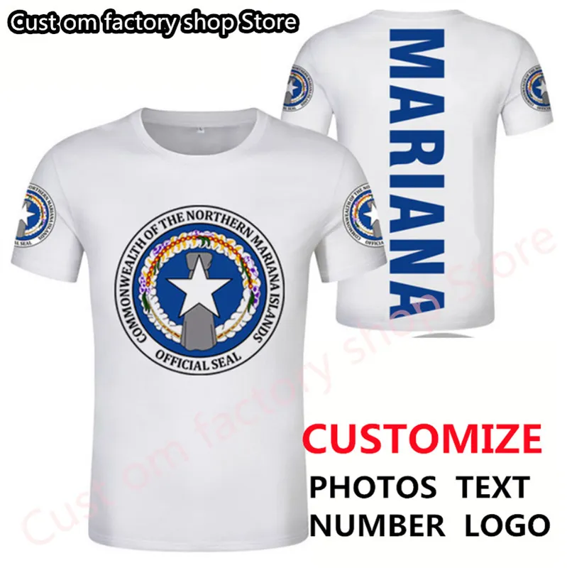 NÖRDLICHE MARIANA-INSELN T-Shirt DIY kostenlos nach Maß Name Nummer MNP T-Shirt Nation Flagge MP Land College Druck P O Kleidung 220620