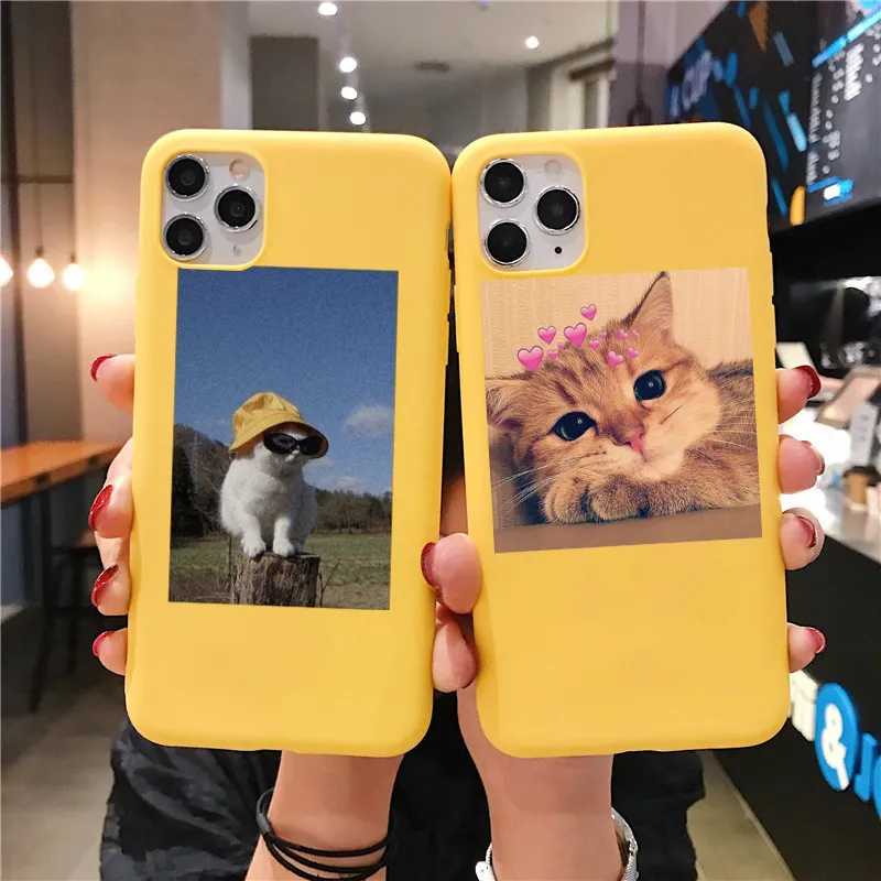 Cute Cat Molle Del Telefono di TPU Custodie Xiaomi Mi 11 Redmi Nota 10 9 9S 9T 8T 8 9A 7A 7 Pro Lite 10T A3 F3 X3 NFC Capa Funda