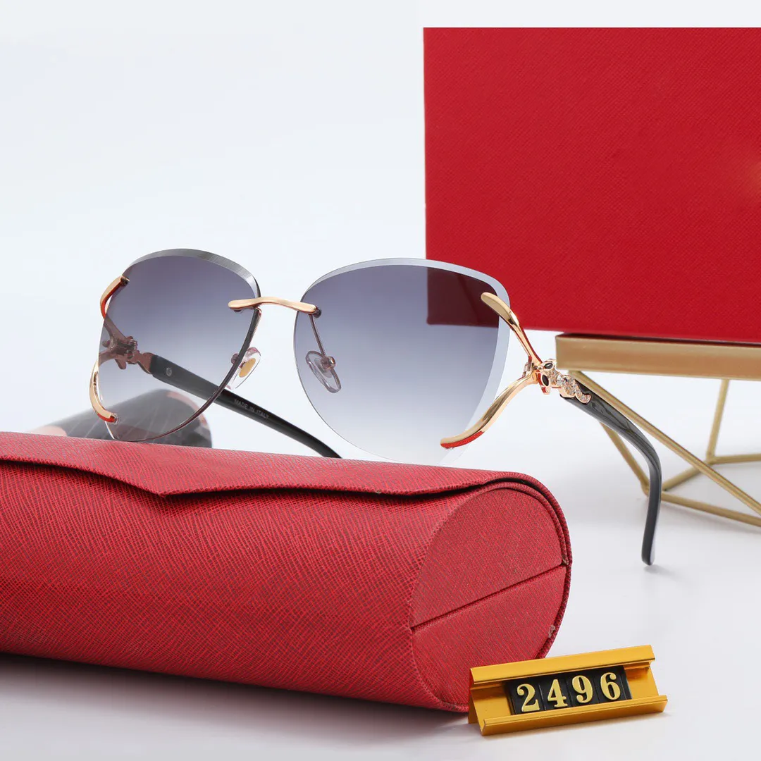 Luxus-Designer-Sonnenbrille für Damen, Fox-Sonnenbrille, modisch, polarisiert, UV-Schutz, Markenbrille, Damenbrille, Wrap, Fahren, Fox Eye2087