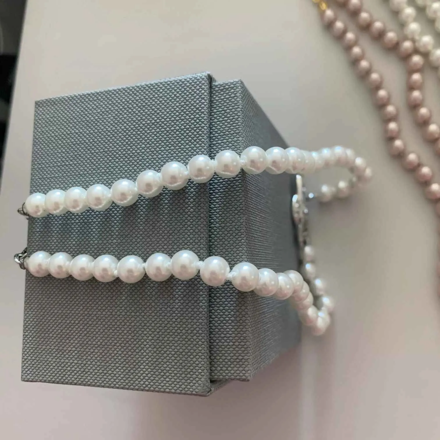 New Fashionable female necklace brand Pearl Chain Planet Necklace Saturn Satellite Clavicle Punk Atmosphere248C