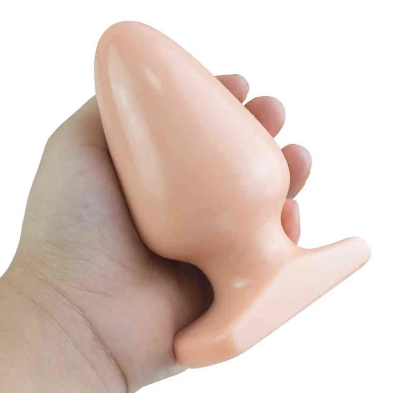 Nxy Dildos Silicone Small Backyard Bead Anal Plug for Men and Women Large Glue Go Out Wear Adults 03168052225