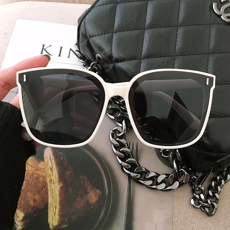 Star Fashion Damen-Designer-Sonnenbrille, weiblich, Ins-Brille, Herren, UV400, Trend-Zubehör, geeignet für alle Gesichtsformen, koreanisches Fahren, v242R