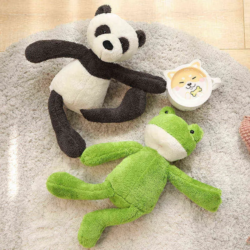 Cm Beautiful Cartoon Elephant Frog Panda Duck Peluche Toy Stuffed Soft Animal Dolls Kawaii Cushion Birthday Gift J220704