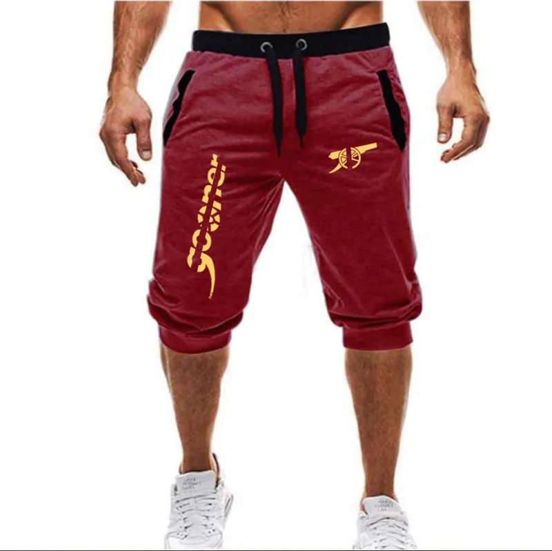 Heren workout Running Shorts Softs Soft 34 broek Gym Joggers Korte zweetbroek Men Sport Shorts 220614