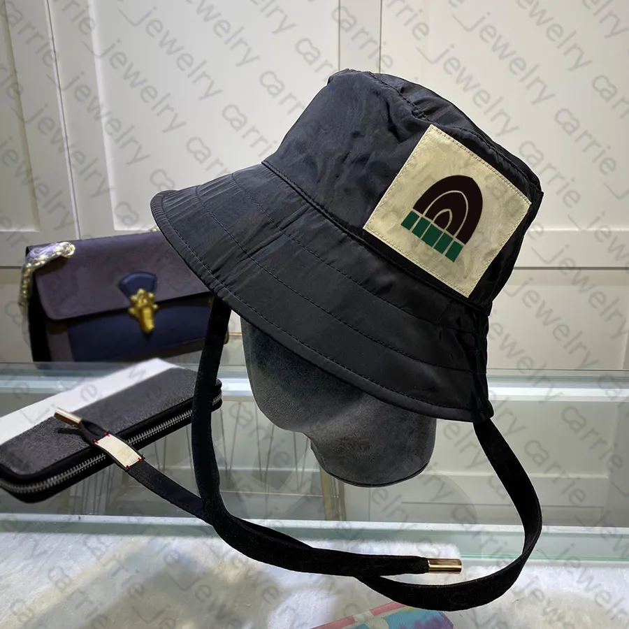 Chapeau de seau de mode chapeaux de créateurs réversible chapeau de plage lettre casquette Design pour homme femme noir et marron Top Quality250I