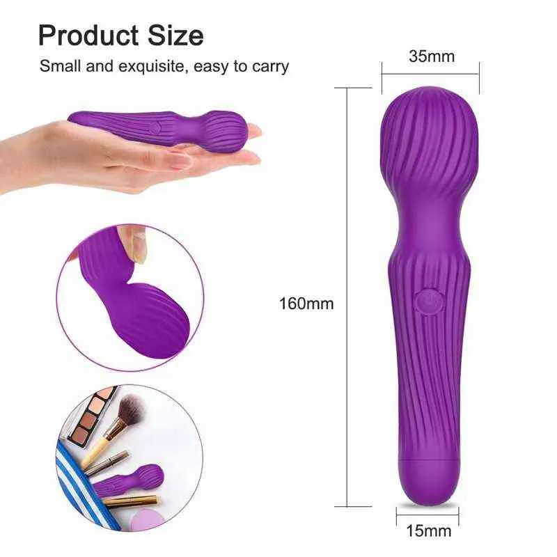 Nxy vibratorer asengry-mini consolador potente para mujer vibrador recargeroble vuxenos anal y esticeulador klitoris masajeador juguetes sexuella 0408