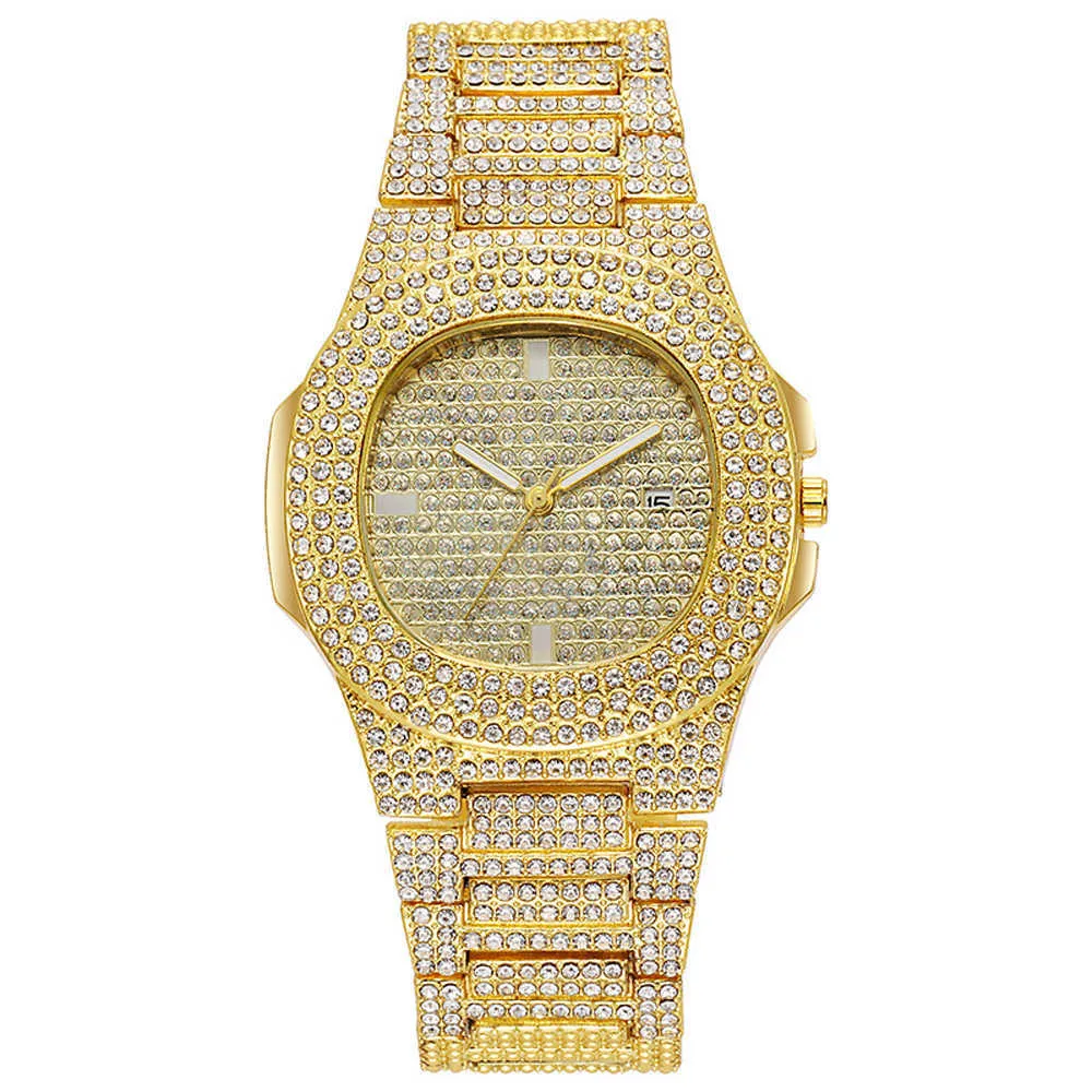 2022 Damen Armbanduhren Kleid Gold Uhr Damen Kristall Diamant Uhren Edelstahl Silber Uhr Damen