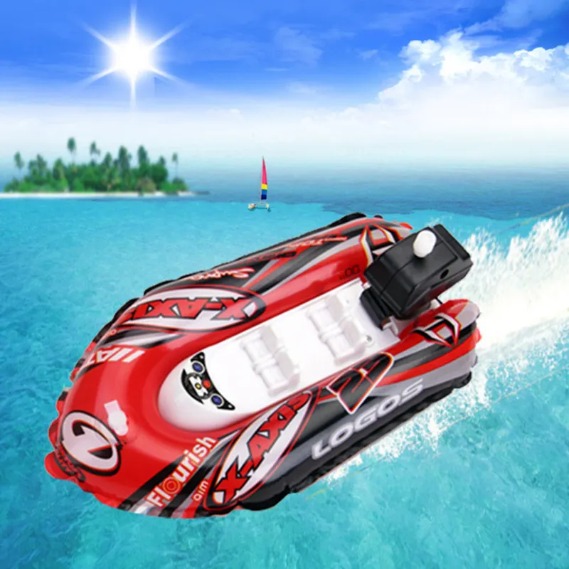 Nadmuchiwana łódź prędkości Wyprowadź zabawkę w wodzie dla dzieci zabawki zegarowa zabawka zabawka w kąpieli dla dzieci zabawka chłopca 220531