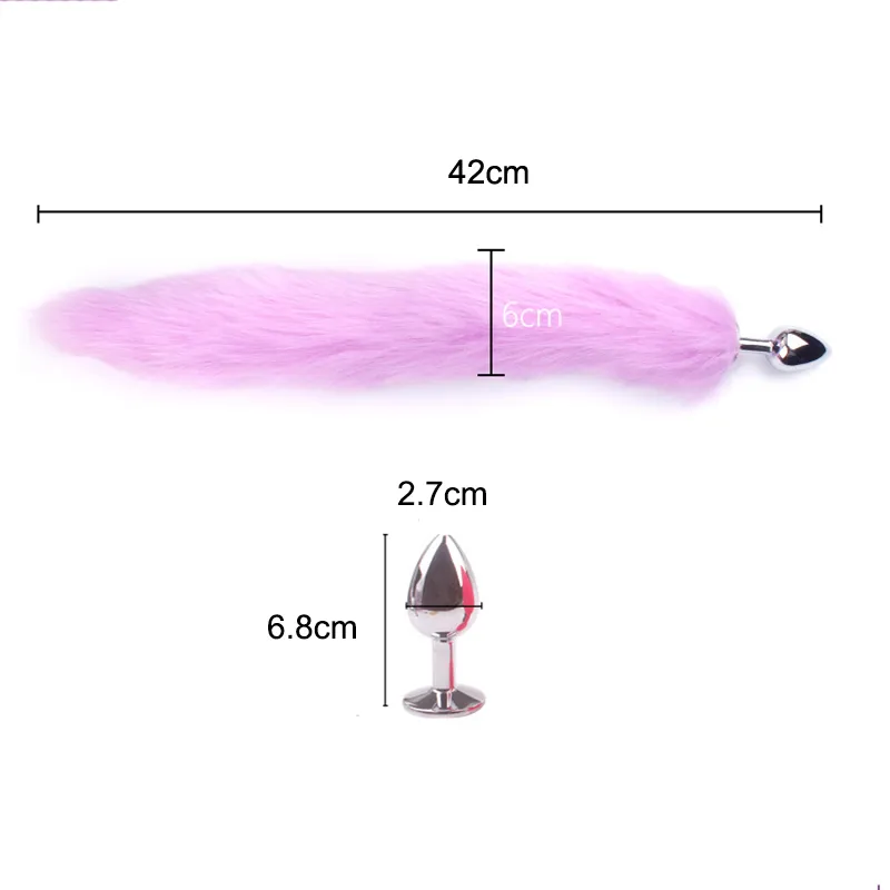 Anal plug tail cosplay Butt Sex Products adultes toys for woman couples hommes y shop 2203305613627