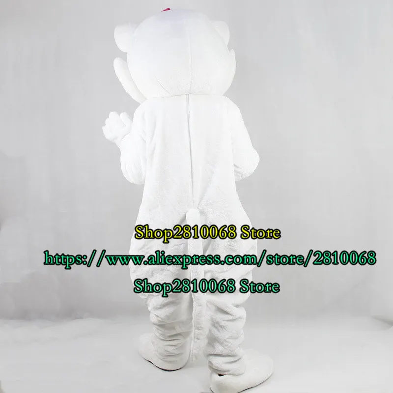 Costume de poupée de mascotte Costume de mascotte de chat très mignon ensemble de dessin animé marchant unisexe taille adulte fête d'anniversaire publicité affichage cadeau de vacances 06