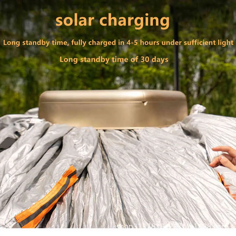 غطاء السيارة Solar Smart Cover Solor Energy Fullautomatic مع التحكم عن بُعد W2203227552946