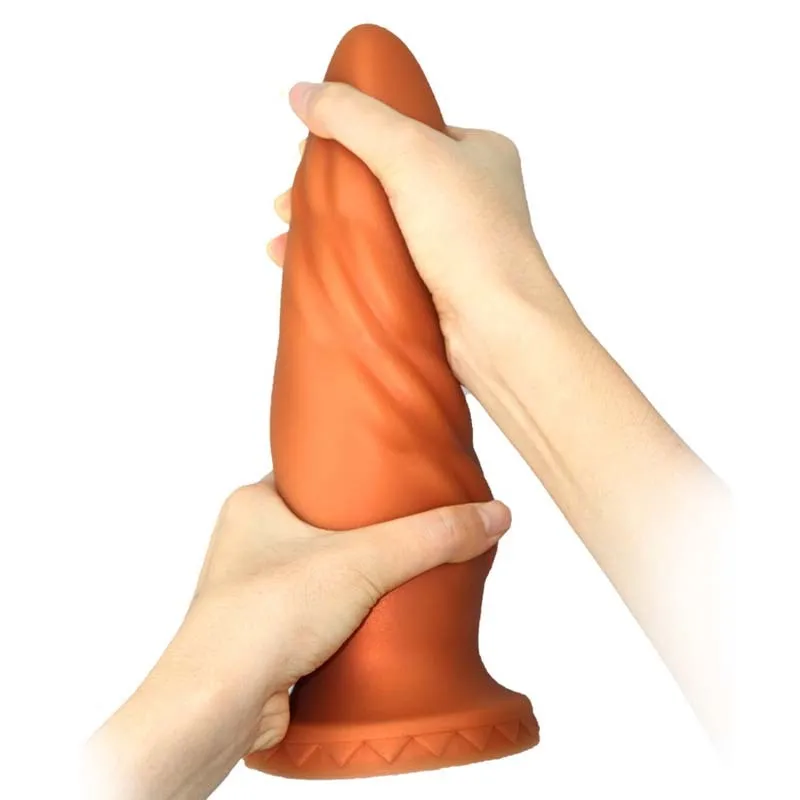 Nyaste knytnäve strapon anal dildo vuxna sexiga leksaker för kvinnor män par dilator anus prostata massage stor med sugkopp