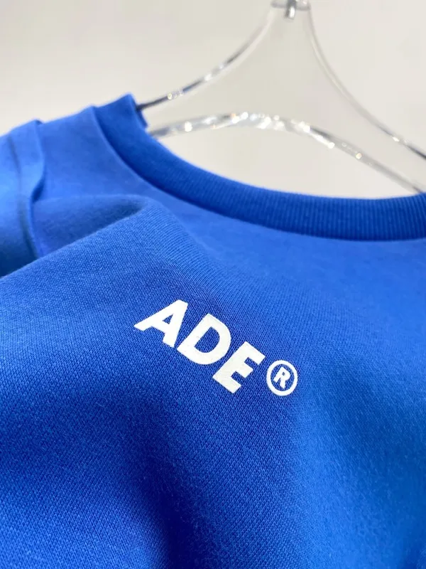 Adererror Sweatshirt ADE Printing Ader error Top Large Irregular Stitch Pullover High Quality Round Neck Hoodie 220815
