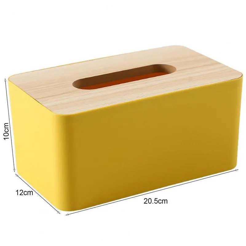 Туалетная бумажная коробка с северным стилем Съемная пластиковая пластиковая длинная служба хранения тканей.