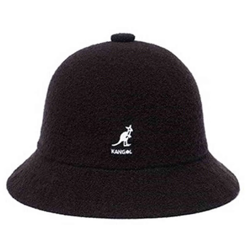 Chapéu canguru bob feminino masculino balde hip hop chapéu de pescador grande chapéu kangol unissex coleção casual de vários estilos h220419211u