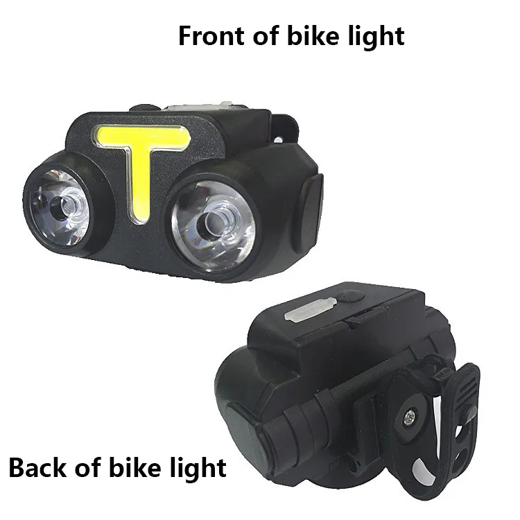 Nouveau Mini COB phare LED lampe frontale lampe de poche USB Rechargeable 18650 torche vélo lumière Camping randonnée pêche de nuit