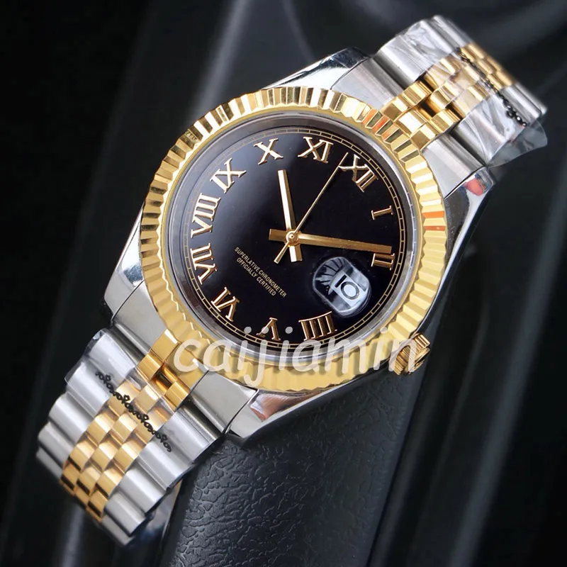 Caijiamin Montre de Luxe Mens Automatic Mechanical Watches 36 41mm Full Innelesd Steel Luminal étanche 28 31 mm Femmes Watch CO247O