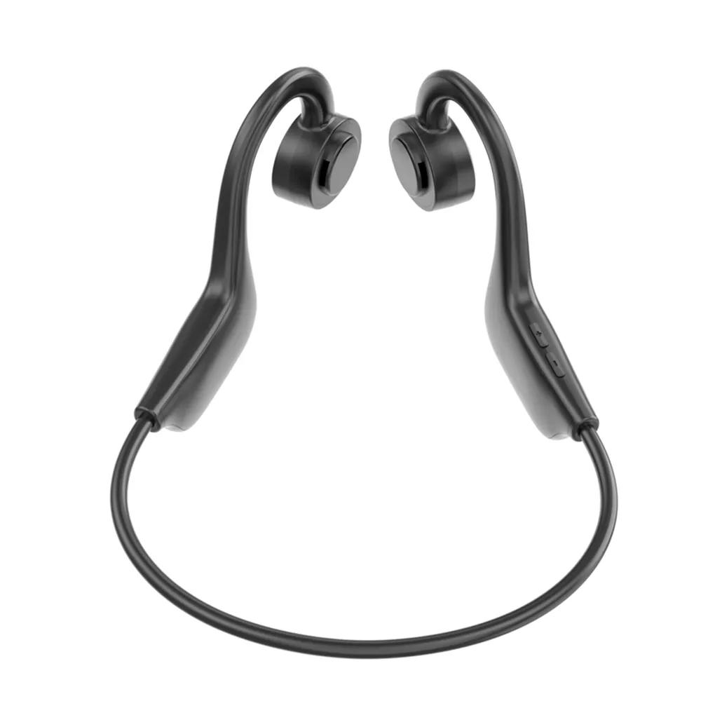 VG02 Kemik İletimi Kulaklık Sporu Çalışan Su Geçirmez Kablosuz Bluetooth Kulaklık Mikrofon Destek TF SD Kart
