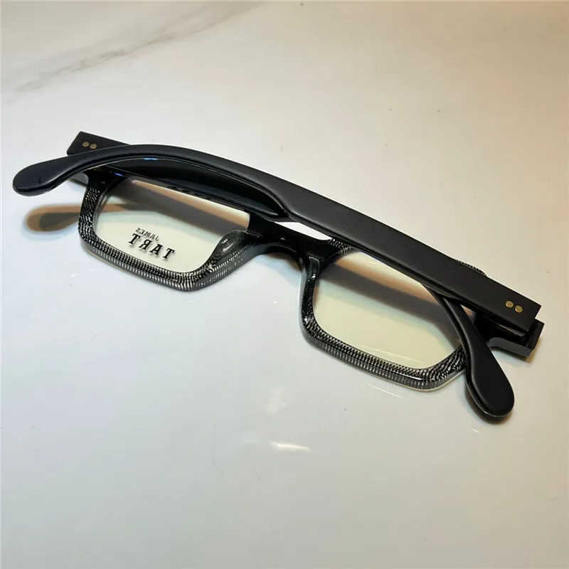 JAMES TART 239 Optische Brillen Voor Unisex Retro Stijl Anti-blauw Licht Lens Plaat Vierkant Full Frame Met Box225d