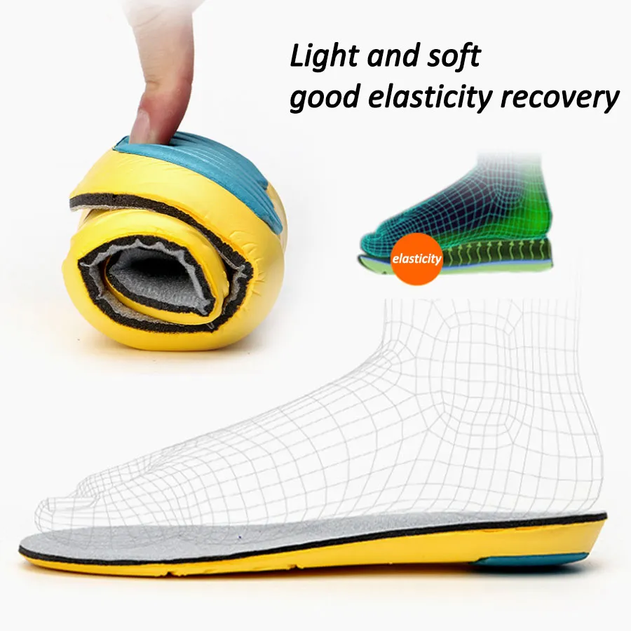 Sapato Inserções Pad Soft Sport Insoles Memória Espuma Respirável Exterior Running Silicone Gel Heel Almofada Ortopédica Palmilha