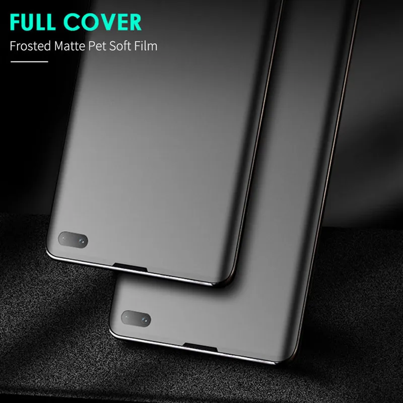 Matte Hydrogel Film for Samsung S21 S20 S22 Ultra S10 S9 S8 Plus FE Screen Protectors For Note 20 10 9 8 S10E