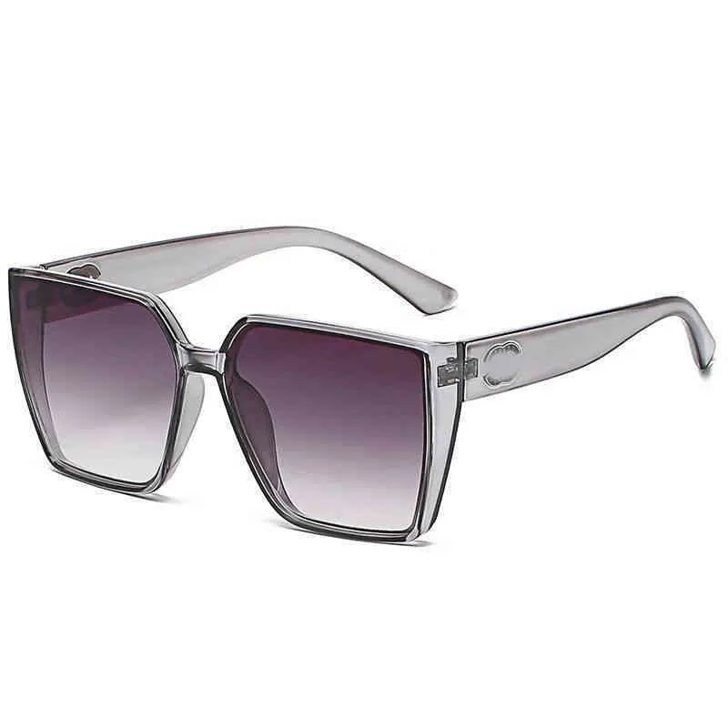 Designer cc canal óculos de sol ciclo luxuoso moda mulher homens óculos de sol diamante quadrado pára-sol forma de cristal óculos de sol completo p292e