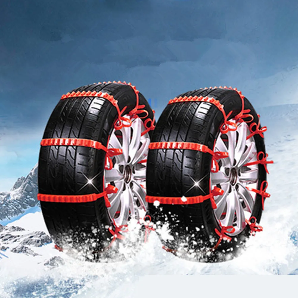 1/3/3/de carro de pneu Snow Chains Car SUV SUV Cadeia de emergência universal Rodas de pneus portáteis Acessórios para segurança de carro de inverno de inverno