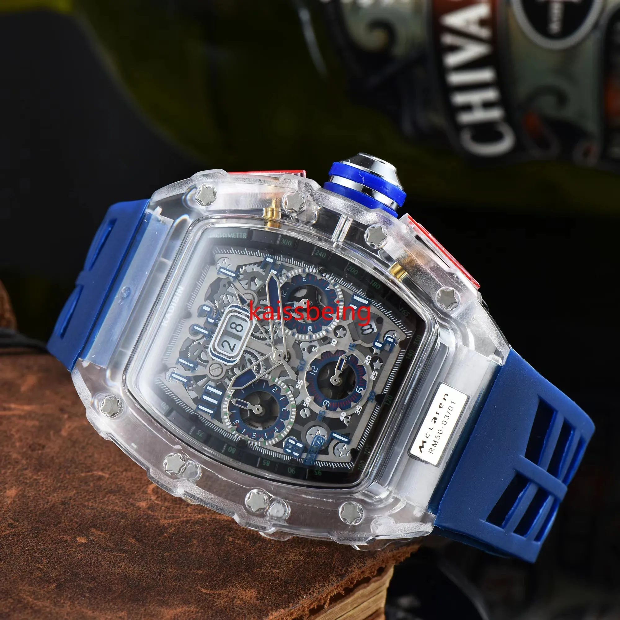 138 Watch Casual Fashion Men's Quartz Watch Super Invincible Date Men's Watch Whole Watches246S
