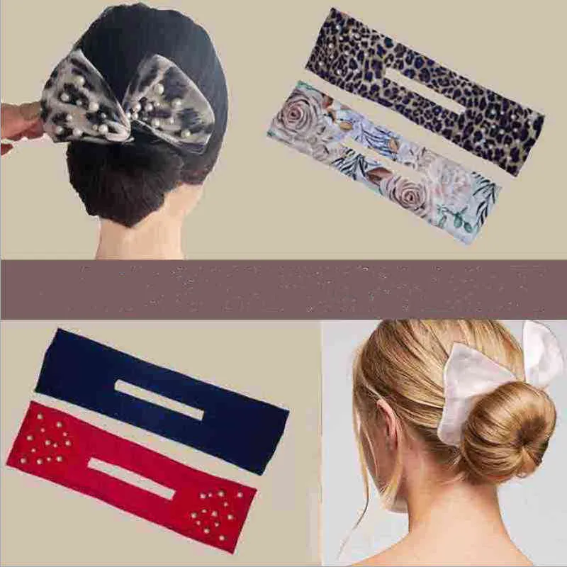 Maruko Tête Paresseux Plaque Magique Dispositif De Cheveux Bande Anneau De Cheveux Twist Clip Arc Accessoires De Mode Femmes Imprimé Tissu Mignon Bandeau AA220323