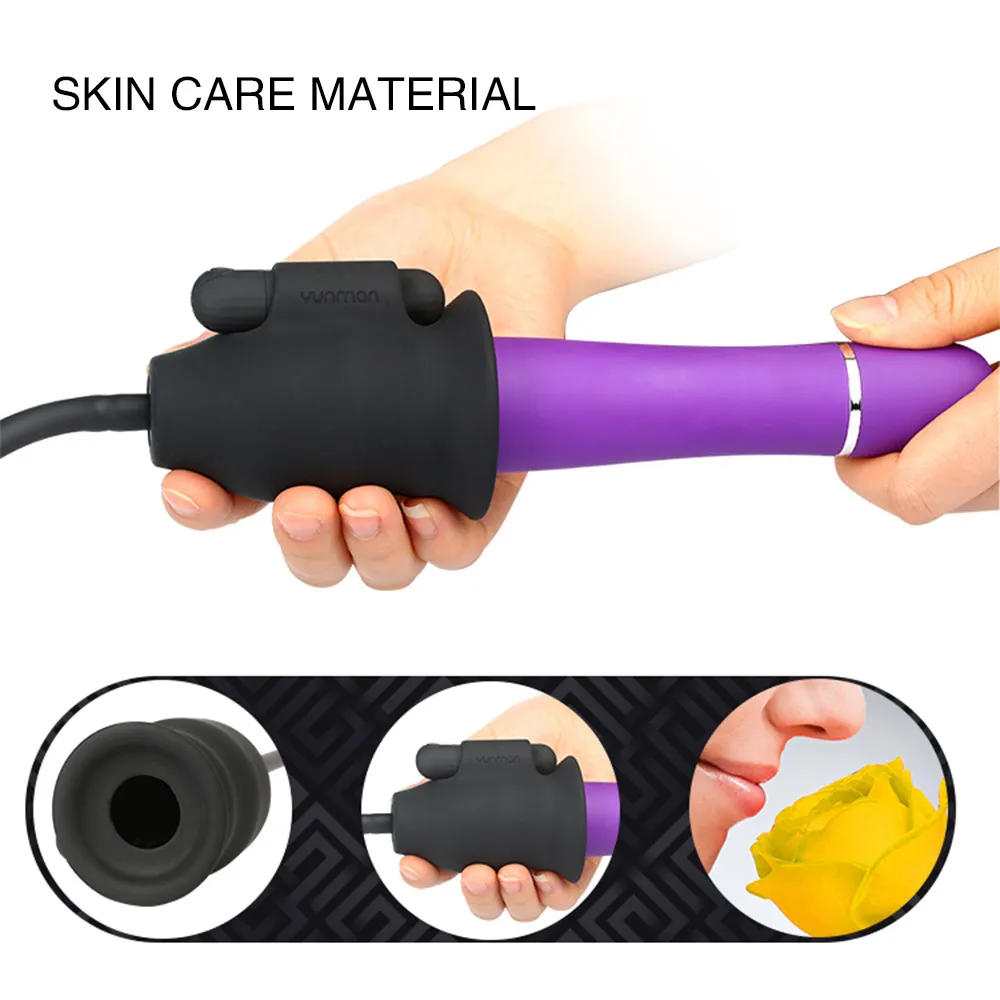 Men Penis pump Vibrator sexy Toy For Adult Blowjob Glans Sucking Enlarger Enlargement Toys for Man Masturbator