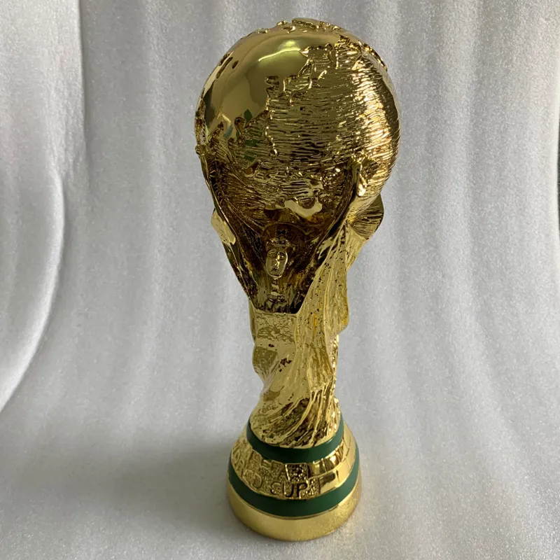 Big Size Golden Color World World Football Champion Mascot de 35cm de altura do brinquedo da Copa do Mundo 220711