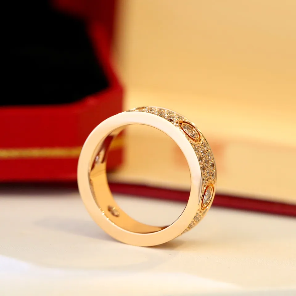 Anel de designer para homem moda anel para mulher conjunto anel de diamante anello di lusso anillos hombre luxo bague femme bagues femme designe289p