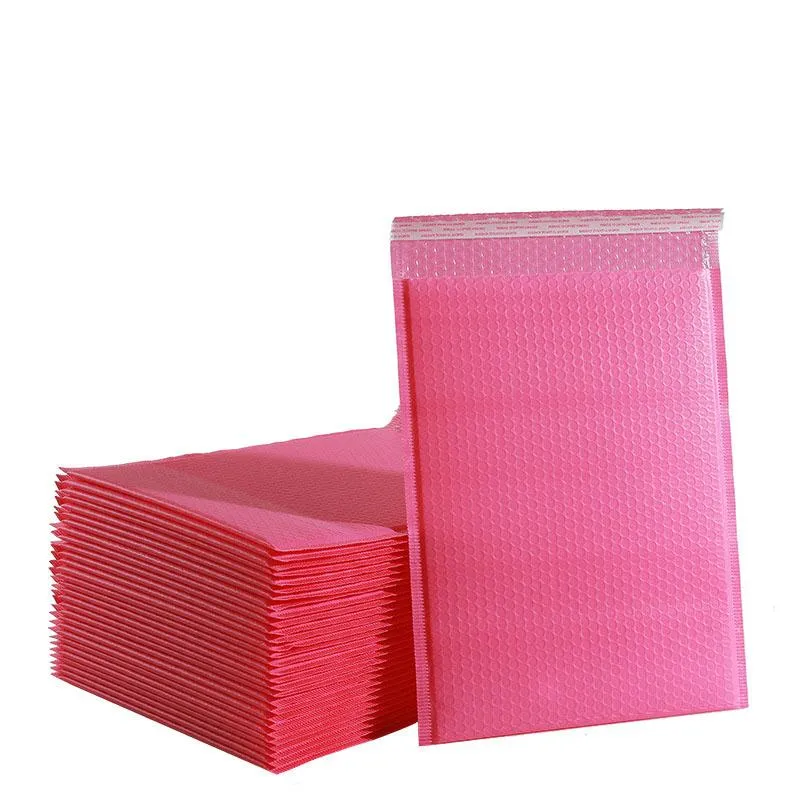 Partihandel bubble mailers vadderade kuvert skumförpackning fraktpåsar bubbla maila kuvertpåsar 38x28 cm present wrap mix colors c0722