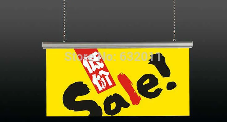 80 cm aluminiowy plakat pasek szyny supermarket promocja sztandarki szyny plakat plakat pasek klipu