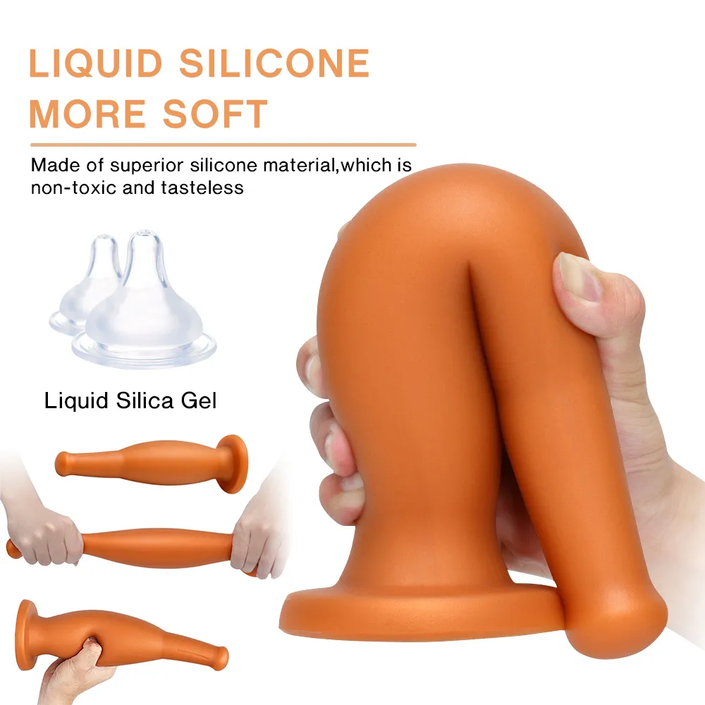 Big Buttplug Butt Plug Anal Dildos Soft sexy Toys Strong Sucker Anus Dilator Prostate Stimulator Massager Bdsm Adults