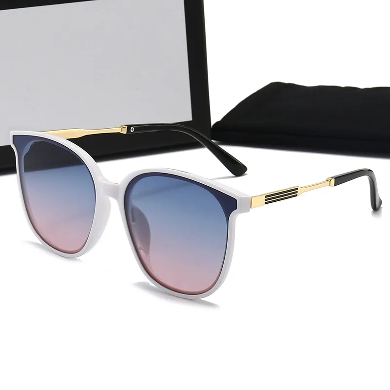 2022 Mens Womens Designer Sunglasses Sun Óculos Redondo Moda Quadro De Ouro Lente De Vidro Eyewear Para Homem Mulher Com Casos Originais Box217T