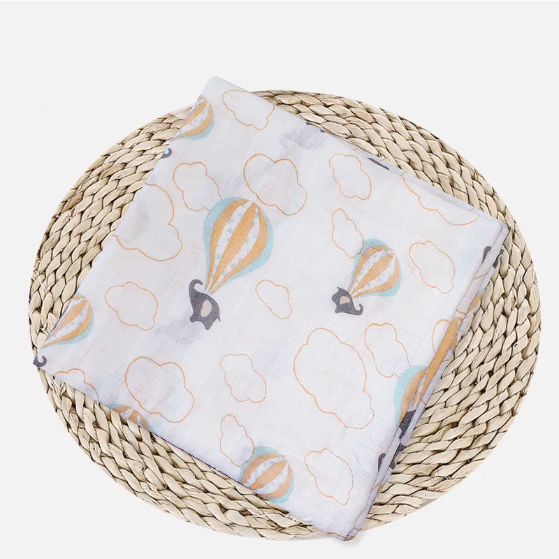 Muslin 100% Cotton born Swaddles Soft Baby Boy Girls Blankets Bath Gauze Infant Wrap Sleepsack Stroller Cover Play Mat 220816