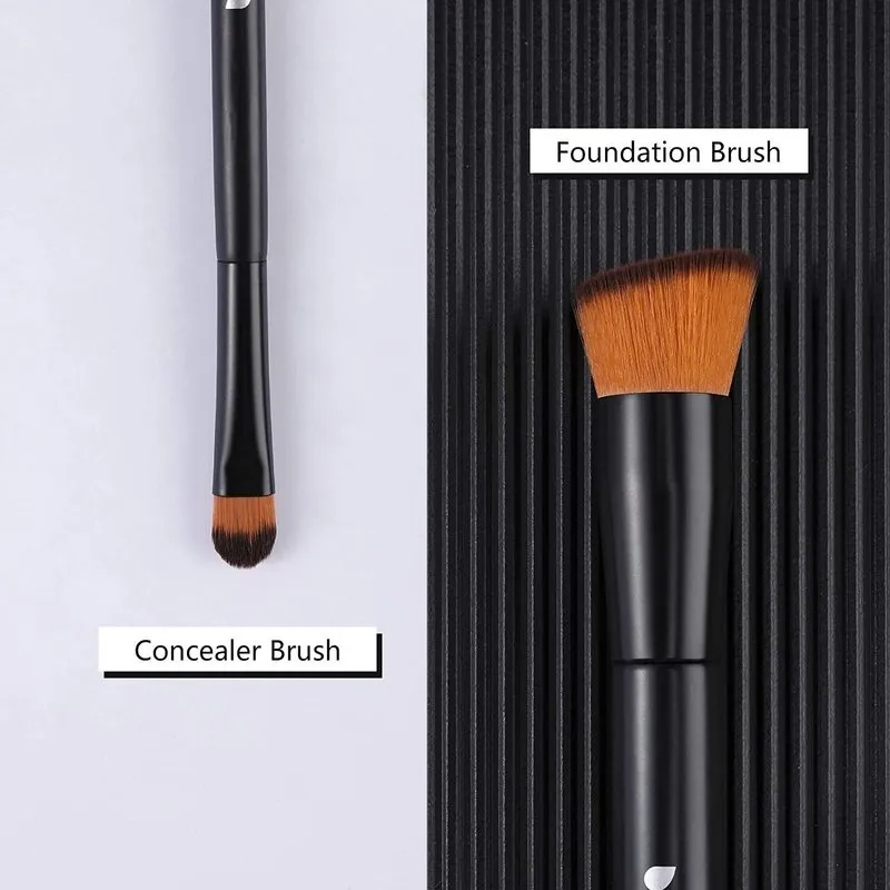 DUcare Foundation Brush Concealer Pennelli trucco Flat Top Large Face Repair contour brush Liquid Cream Powder 220623