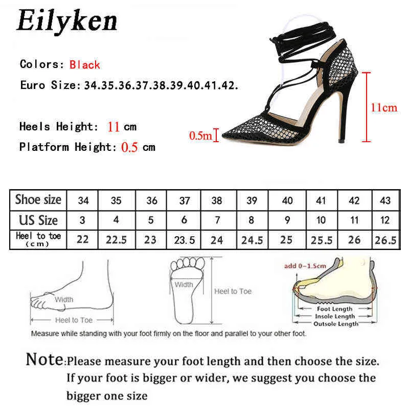 Nxy Sandals New Fashion Gladiator Pointed Toe Mesh Women Pump Summer Lace-up Party Prom Shoes for Female Slides High Heels