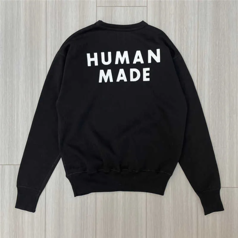 Oversized Menselijk Gemaakte Ijsbeer Sweatshirts Mannen Vrouw Hoge Kwaliteit Menselijk Gemaakte Sweatshirts Fleece Hoodie 0811