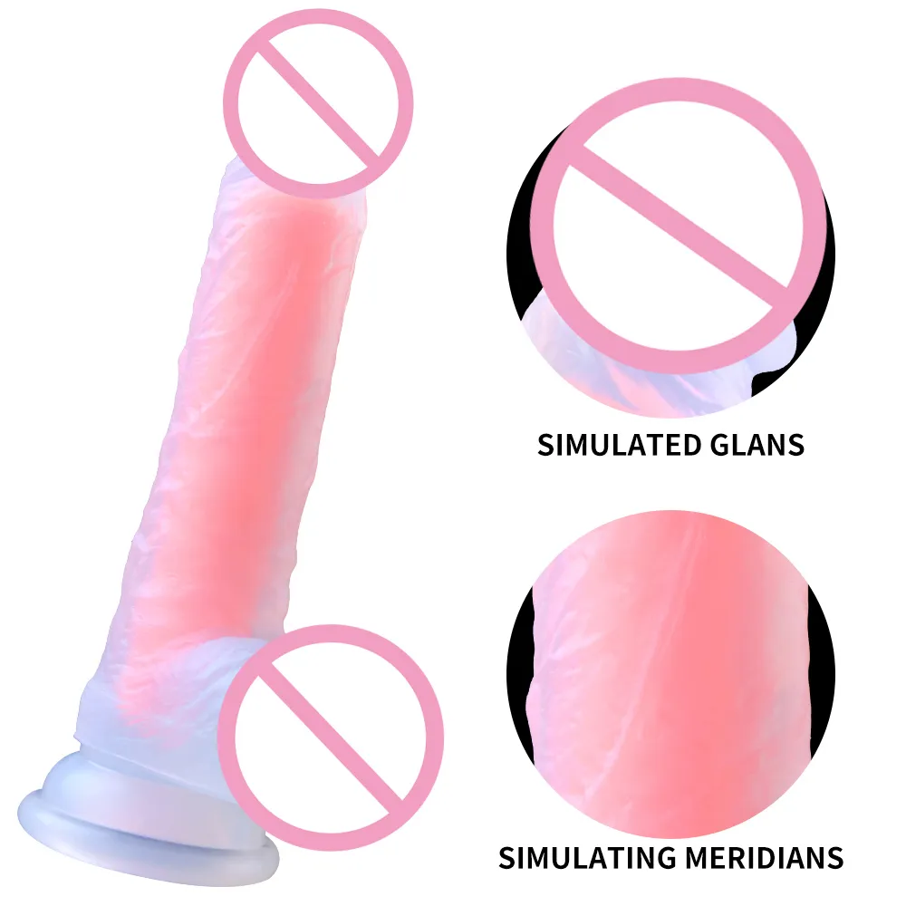 Vetiry simulering penis g-spot orgasm kvinnlig onani stark sug kopp anal rumpa plugg mjuk gelé dildo sexiga leksaker för kvinna