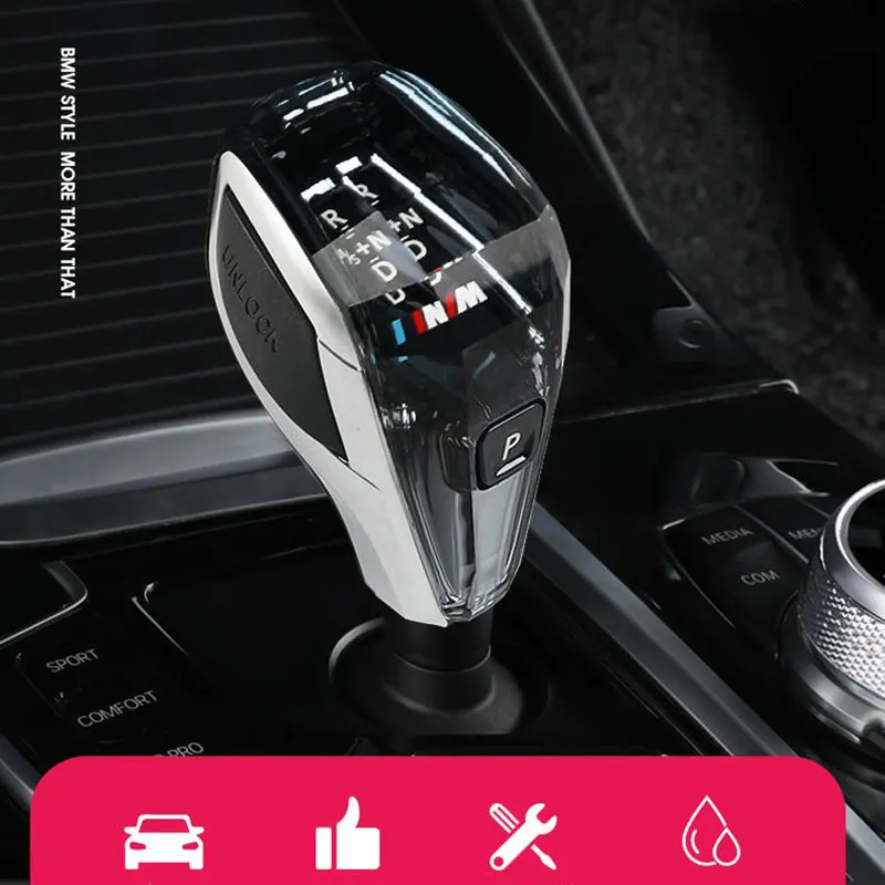 ينطبق على BMW Crystal Gear Shifter ثلاثة قطعة مجموعة 3/4/5/7 / X سلسلة / 6GT