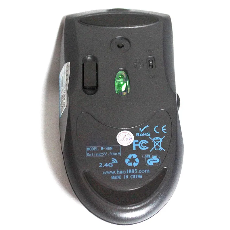 Black 3 Button Wireless Mouse Side Scroll For 3DCG CAD Charging 3-3-3 Key Wheel Drawing CA DUG Modeling Catia 220427