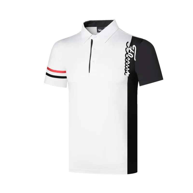 Men's Golf Shirt Summer Sports Golf Apparel Short Sleeve T-shirt Quick Dry Breathable Polo Shirts for Men Golf Wear 220426
