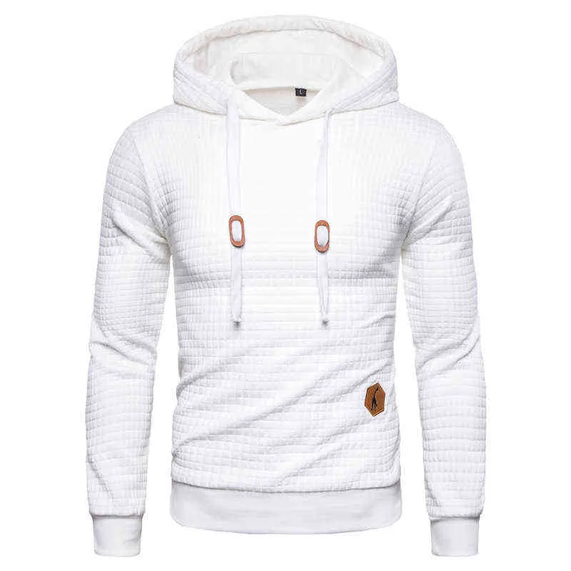 Nieuwe Herfst Winter Fashion Hodied Heren Sweatshirts Plaid Katoen Hoody Truien Voor Mannen Sportkleding Casual Hoodie Mannen L220801