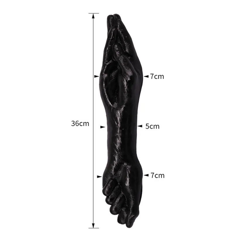 Sexy Shop Big Fist Dildo Enorme Double Hand Dildos Grande Plug Anal Arm Fisting Brinquedos para Adultos Mulheres Lésbicas Masturbação Consolador