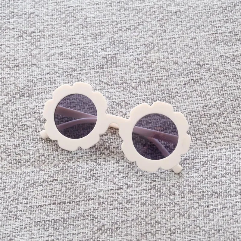 شمس كاملة زهرة جولة لطيف الأطفال نظارة شمسية UV400 بوي فتاة جميلة بيبي نظارات الأطفال Oculos de Sol 272V