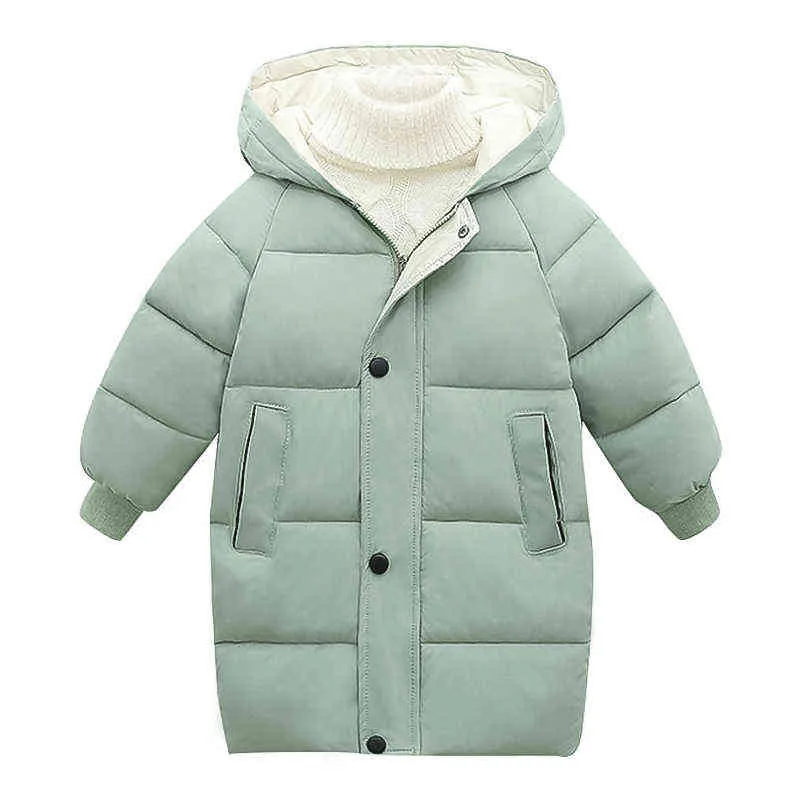 2022NEW Moda Children Jacket Outerwear Boy and Girl Autumn Warm Down Coat Teenager Parka Children Winter Jacket J220718