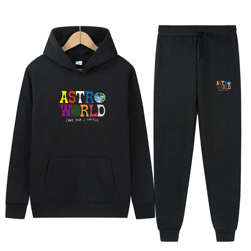 Kawaii tracksuit dames 16 kleuren twee stukken set astro wereld hoodies sweatshirt broek pak hoody jogging sportkleding outfit 220715